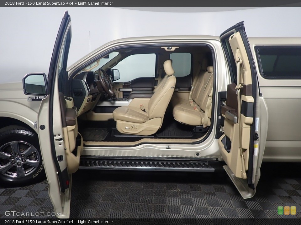 Light Camel Interior Rear Seat for the 2018 Ford F150 Lariat SuperCab 4x4 #144810043