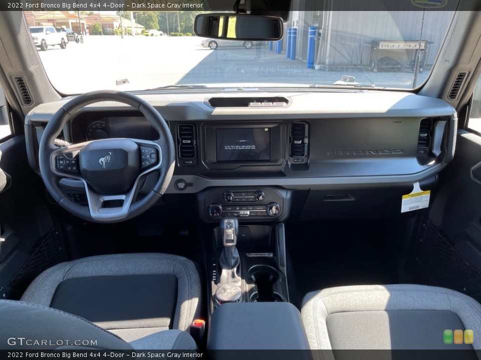 Dark Space Gray Interior Dashboard for the 2022 Ford Bronco Big Bend 4x4 4-Door #144810478