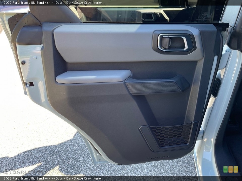 Dark Space Gray Interior Door Panel for the 2022 Ford Bronco Big Bend 4x4 4-Door #144810559