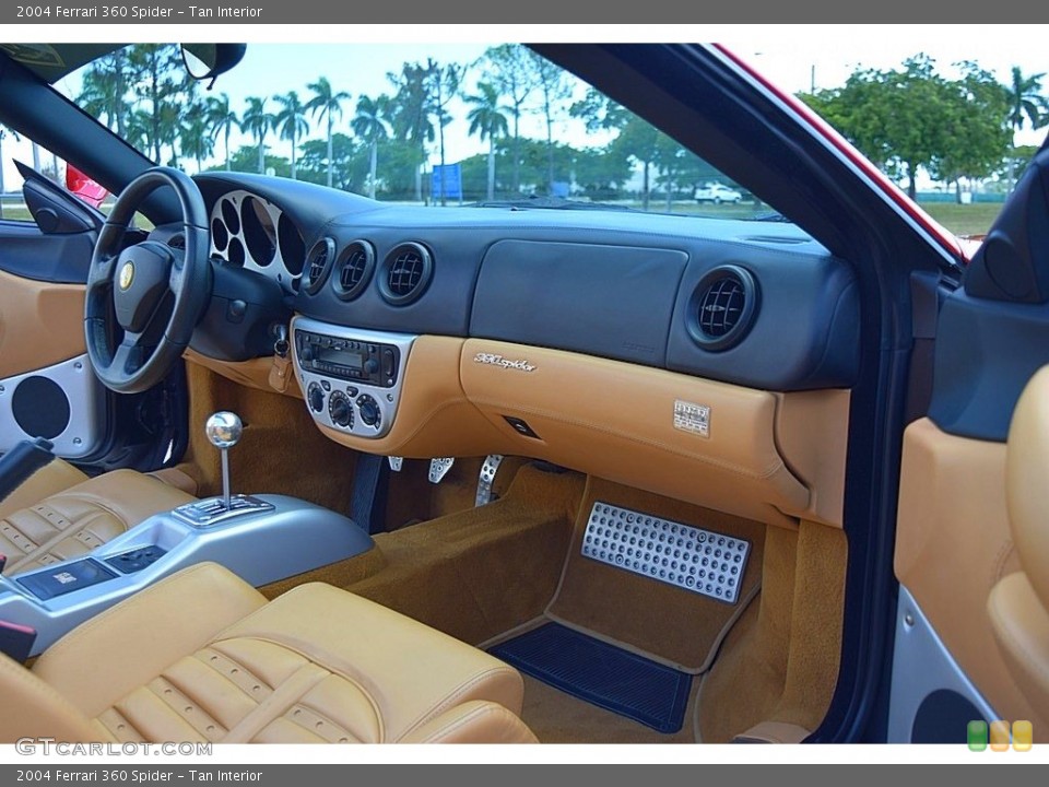 Tan Interior Dashboard for the 2004 Ferrari 360 Spider #144814412