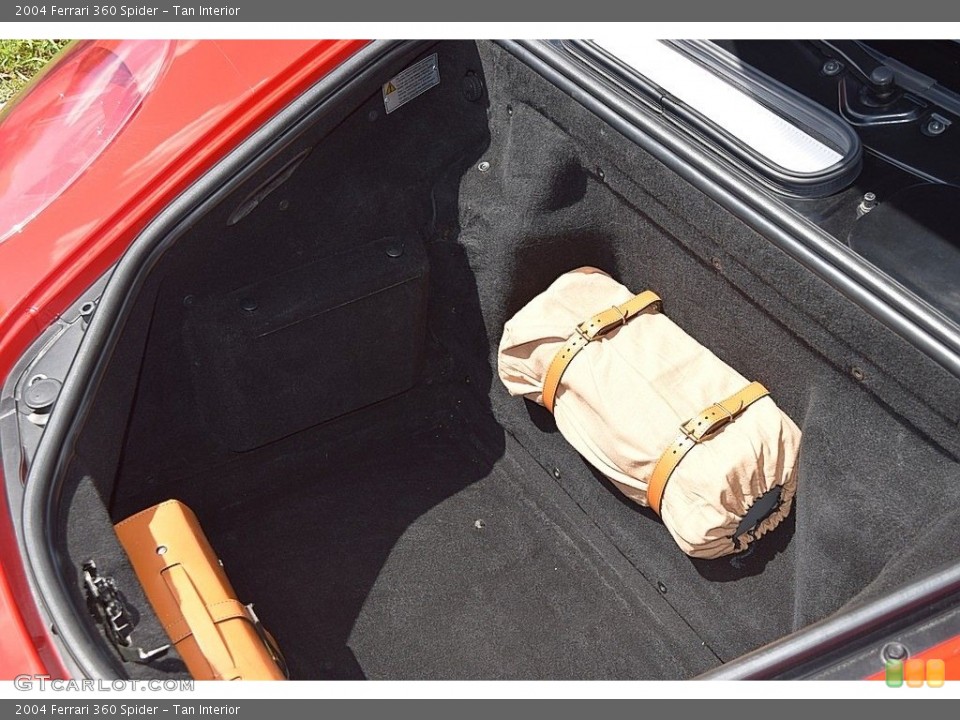 Tan Interior Trunk for the 2004 Ferrari 360 Spider #144815027