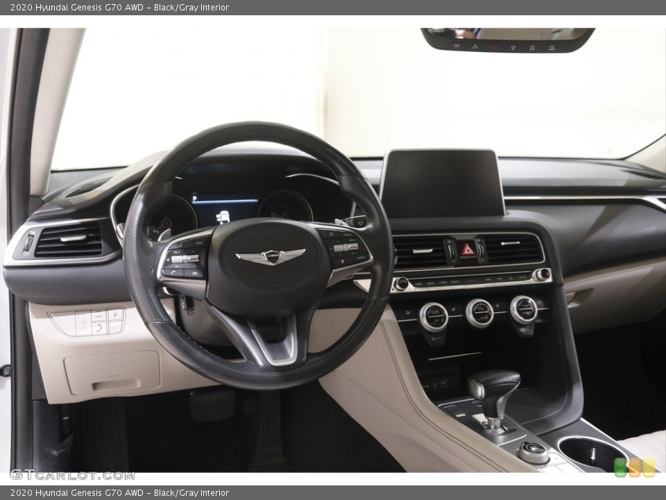 Black/Gray Interior Dashboard for the 2020 Hyundai Genesis G70 AWD #144815066