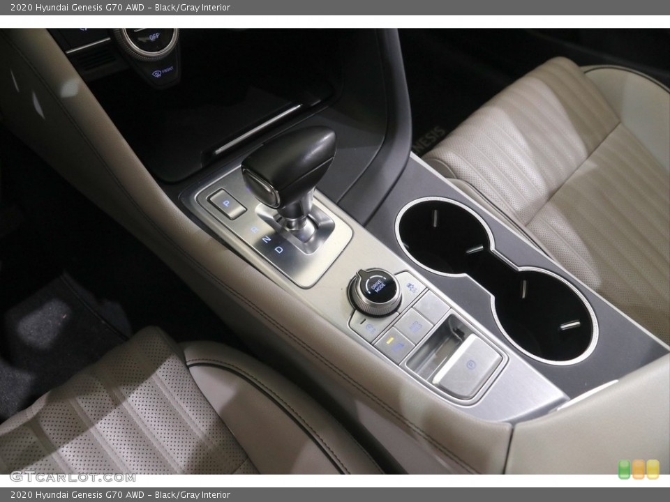 Black/Gray Interior Transmission for the 2020 Hyundai Genesis G70 AWD #144815195