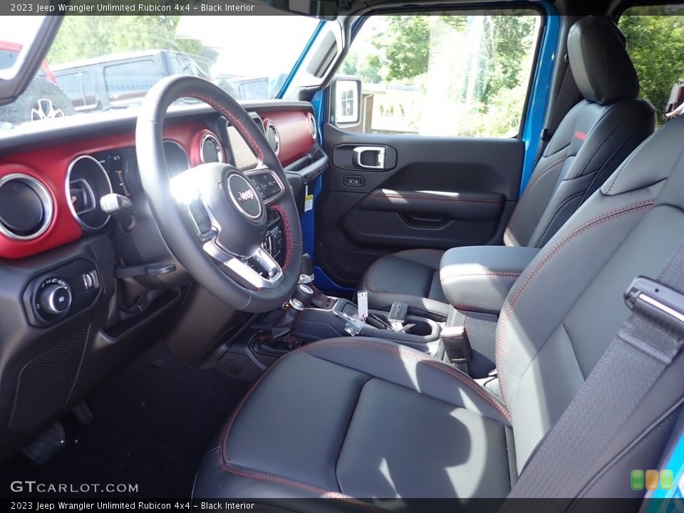 Black Interior Prime Interior for the 2023 Jeep Wrangler Unlimited Rubicon 4x4 #144815294