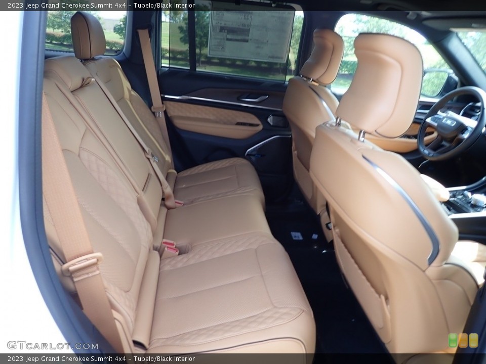 Tupelo/Black Interior Rear Seat for the 2023 Jeep Grand Cherokee Summit 4x4 #144815651