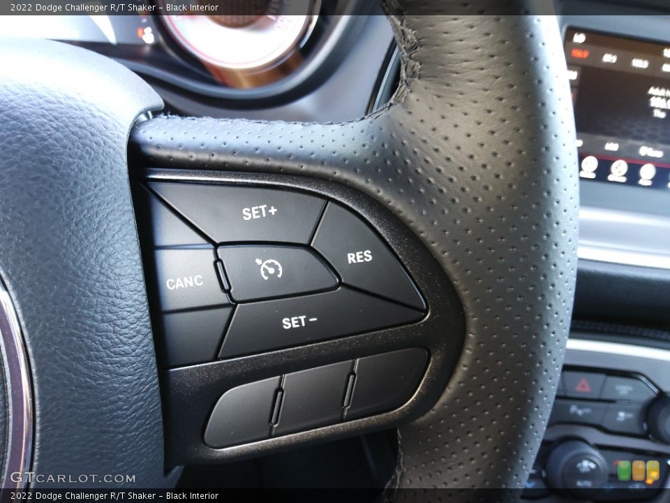 Black Interior Steering Wheel for the 2022 Dodge Challenger R/T Shaker #144816773