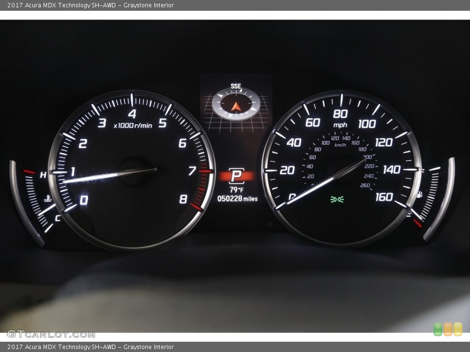 Graystone Interior Gauges for the 2017 Acura MDX Technology SH-AWD #144818634