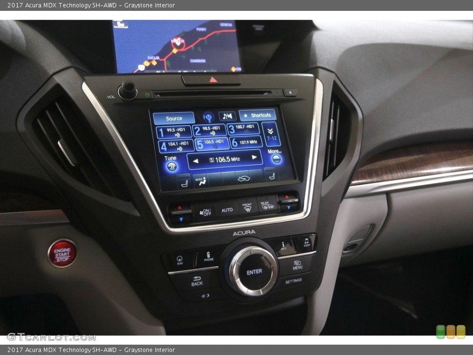 Graystone Interior Controls for the 2017 Acura MDX Technology SH-AWD #144818681