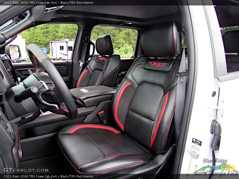 Black/TRX Red Interior Photo for the 2021 Ram 1500 TRX Crew Cab 4x4 #144821111