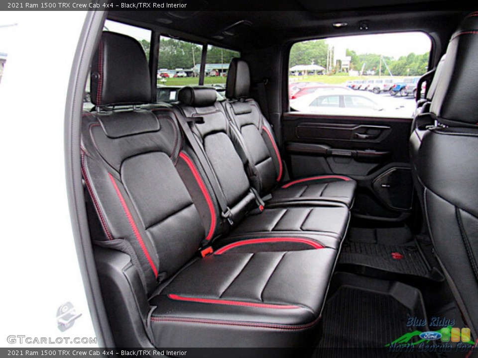Black/TRX Red Interior Rear Seat for the 2021 Ram 1500 TRX Crew Cab 4x4 #144821148