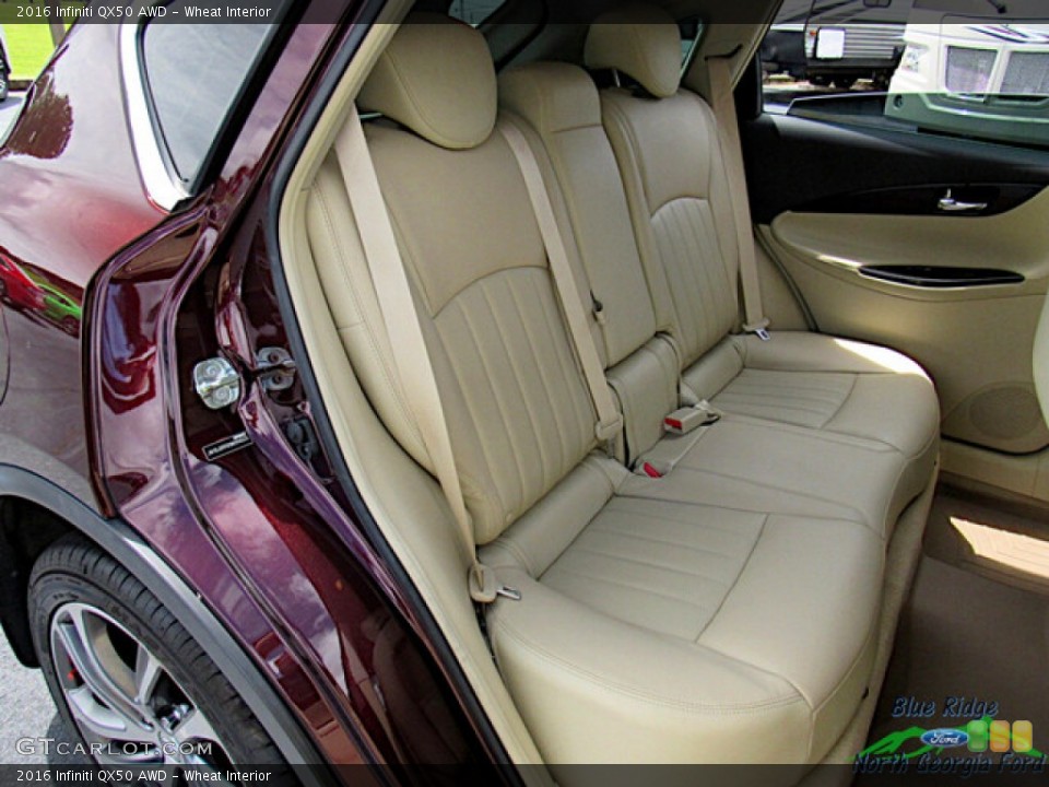 Wheat Interior Rear Seat for the 2016 Infiniti QX50 AWD #144821156