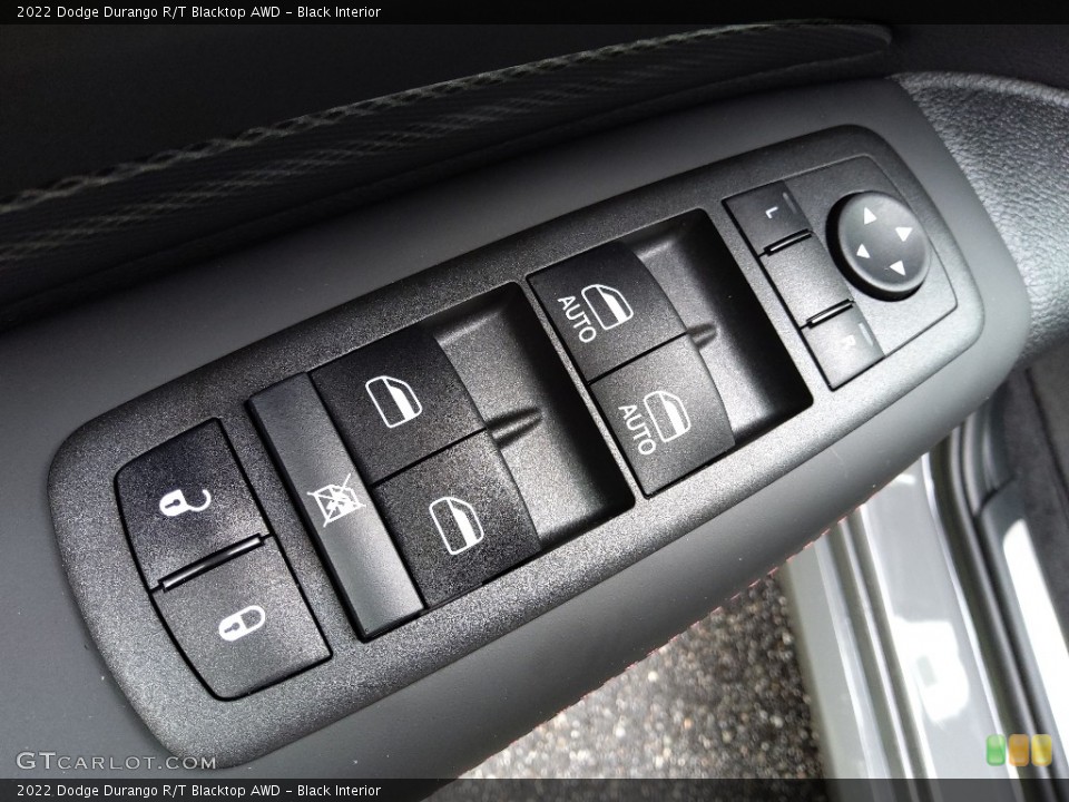Black Interior Controls for the 2022 Dodge Durango R/T Blacktop AWD #144822655