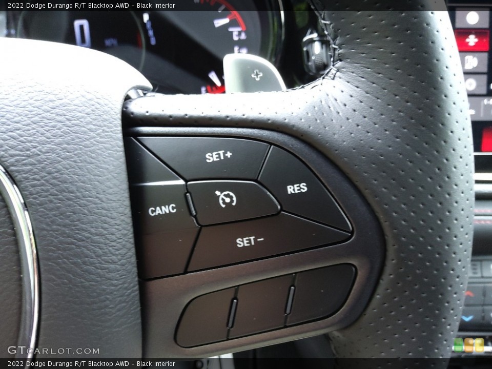 Black Interior Steering Wheel for the 2022 Dodge Durango R/T Blacktop AWD #144822880