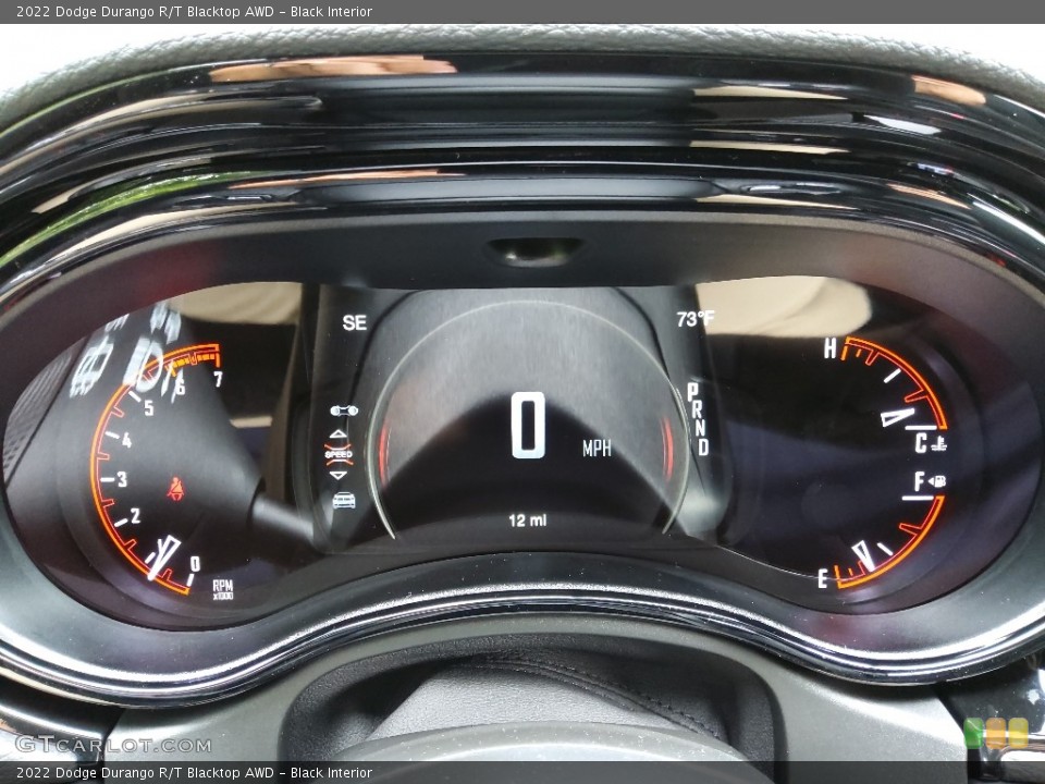 Black Interior Gauges for the 2022 Dodge Durango R/T Blacktop AWD #144822892