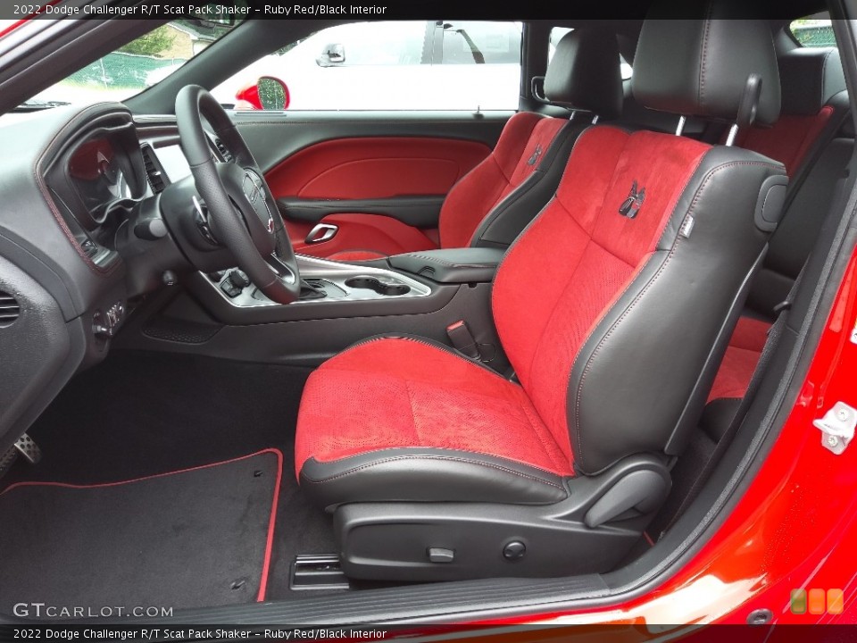 Ruby Red/Black Interior Photo for the 2022 Dodge Challenger R/T Scat Pack Shaker #144823120