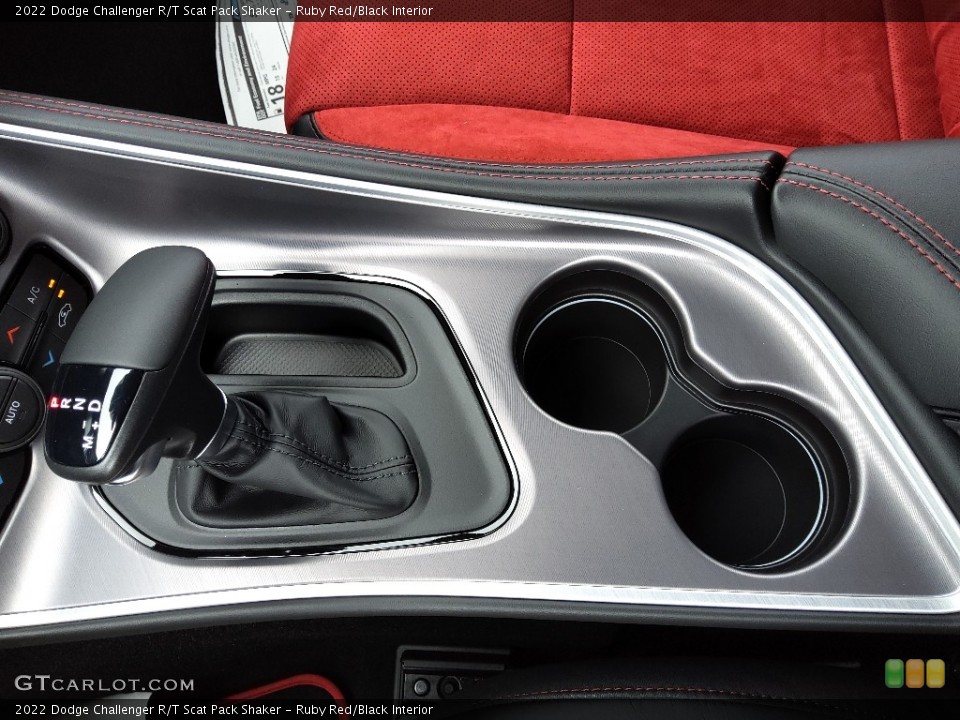 Ruby Red/Black Interior Transmission for the 2022 Dodge Challenger R/T Scat Pack Shaker #144823267