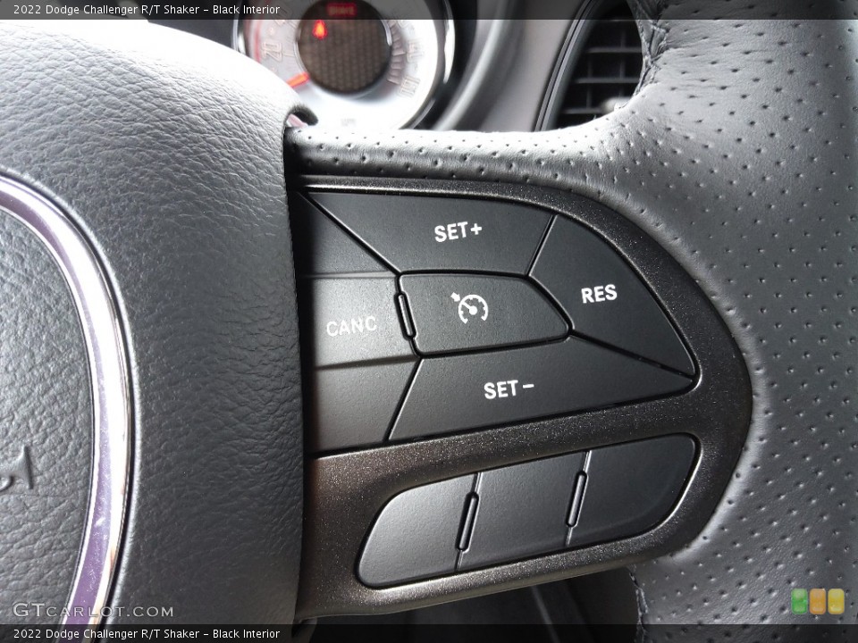 Black Interior Steering Wheel for the 2022 Dodge Challenger R/T Shaker #144823453