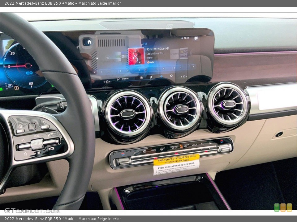 Macchiato Beige Interior Controls for the 2022 Mercedes-Benz EQB 350 4Matic #144824159