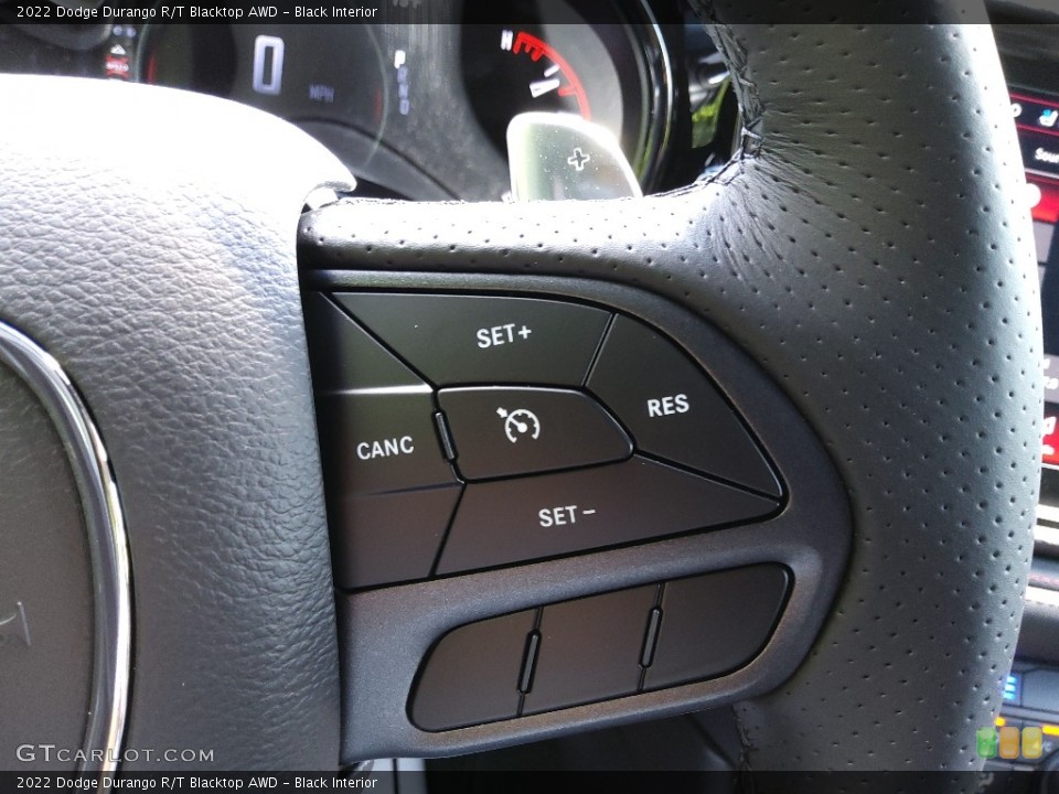Black Interior Steering Wheel for the 2022 Dodge Durango R/T Blacktop AWD #144825067
