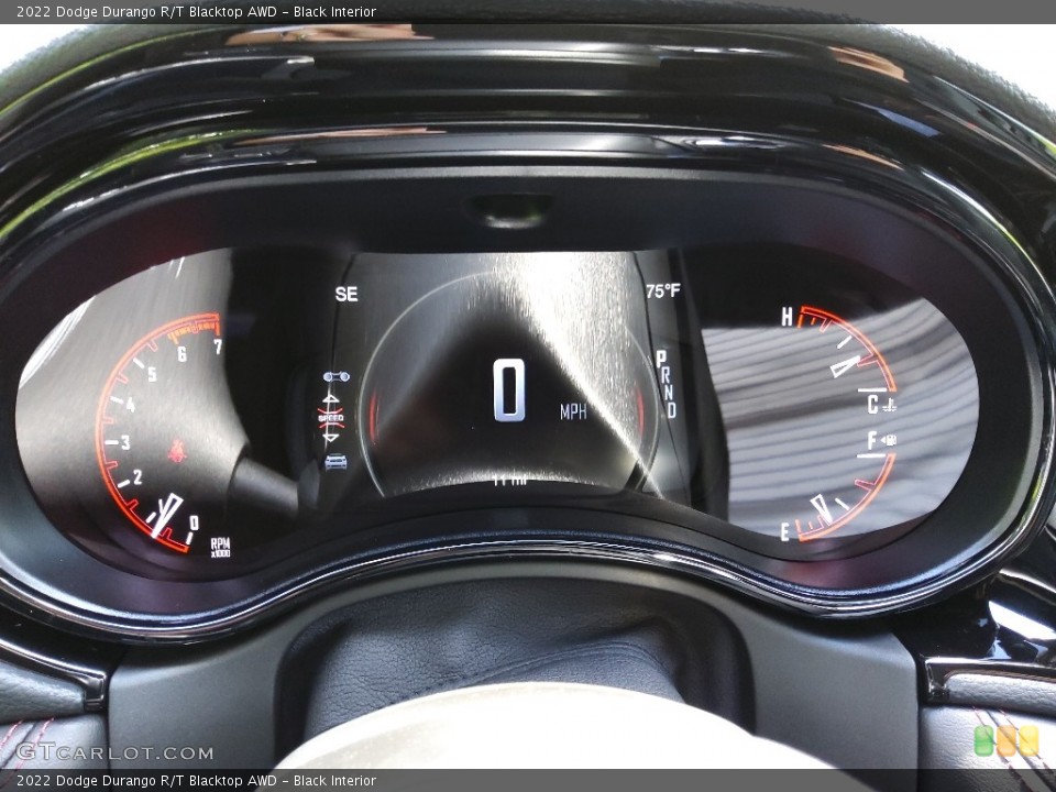 Black Interior Gauges for the 2022 Dodge Durango R/T Blacktop AWD #144825089