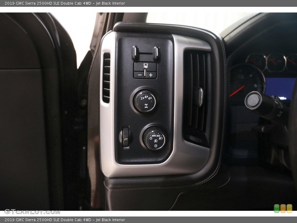 Jet Black Interior Controls for the 2019 GMC Sierra 2500HD SLE Double Cab 4WD #144825185