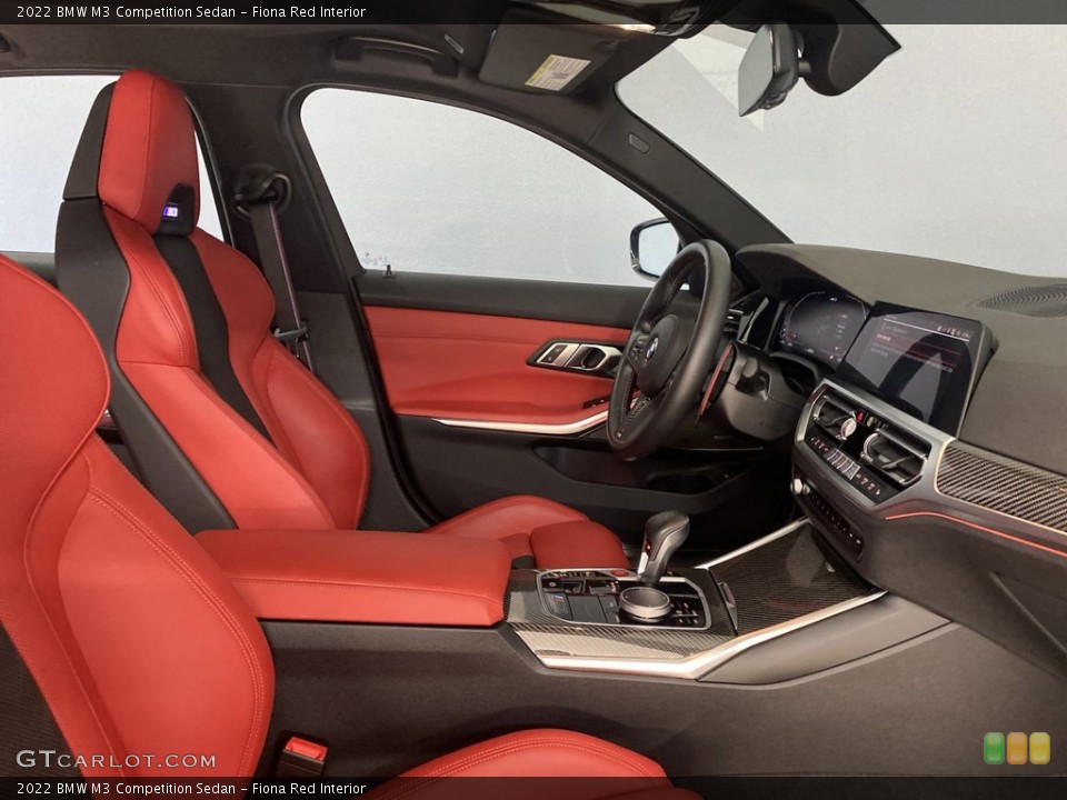 Fiona Red 2022 BMW M3 Interiors