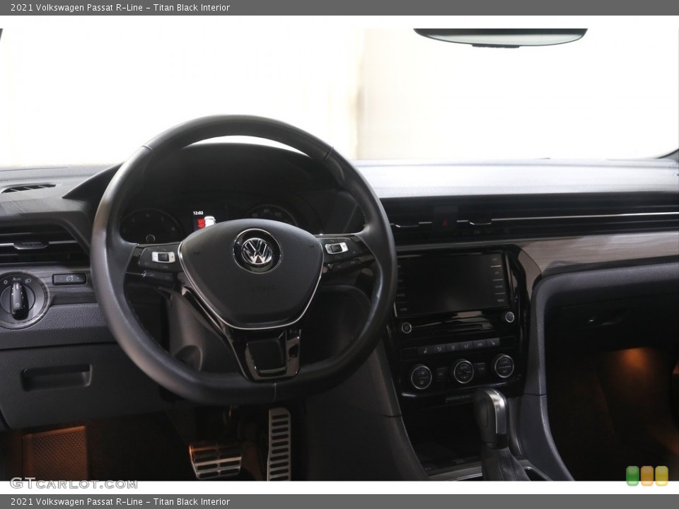 Titan Black Interior Dashboard for the 2021 Volkswagen Passat R-Line #144825605