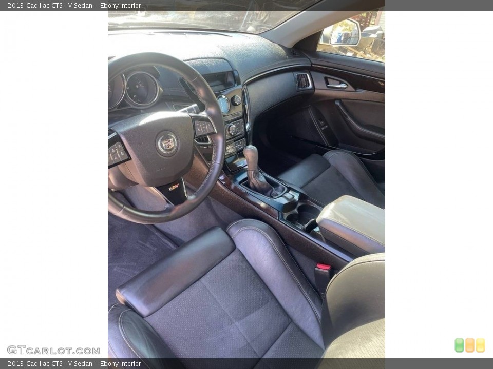 Ebony Interior Front Seat for the 2013 Cadillac CTS -V Sedan #144826430