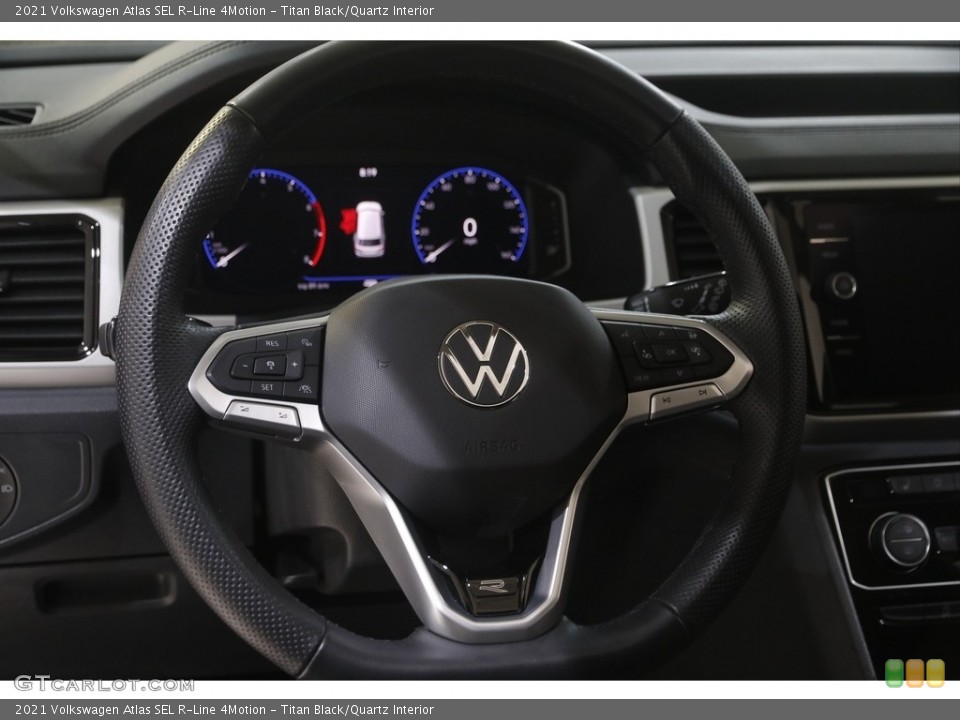 Titan Black/Quartz Interior Steering Wheel for the 2021 Volkswagen Atlas SEL R-Line 4Motion #144826475
