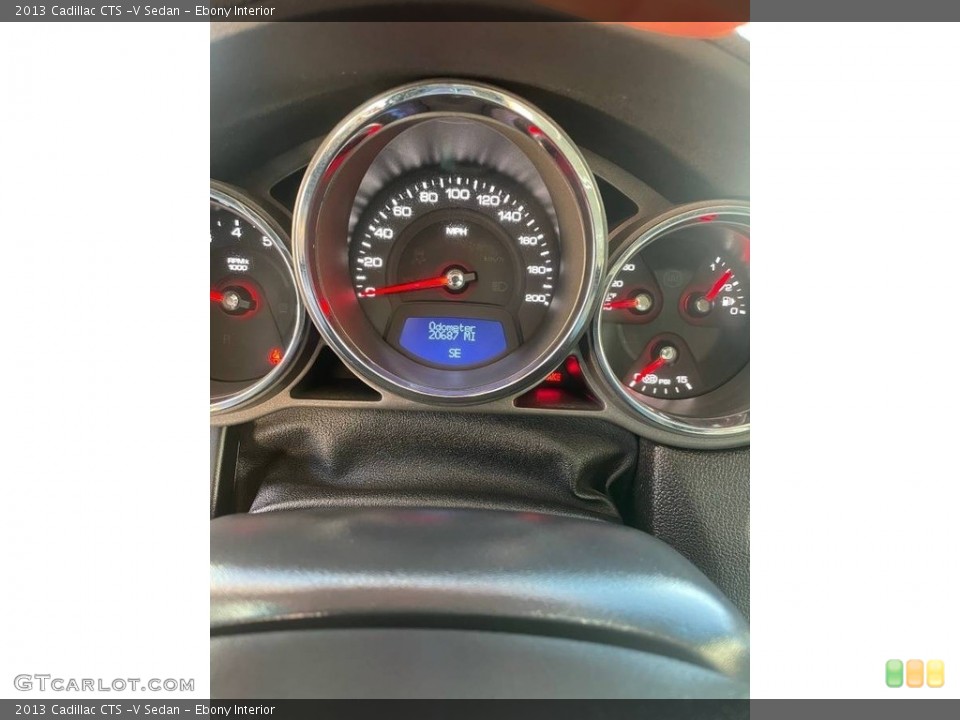Ebony Interior Gauges for the 2013 Cadillac CTS -V Sedan #144826523
