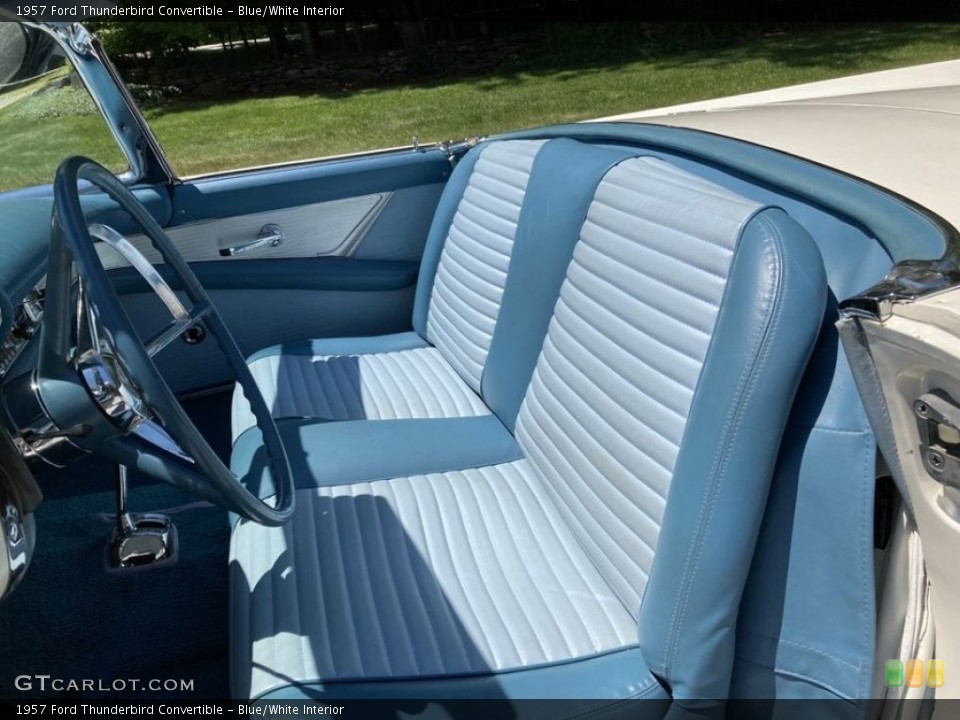 Blue/White 1957 Ford Thunderbird Interiors