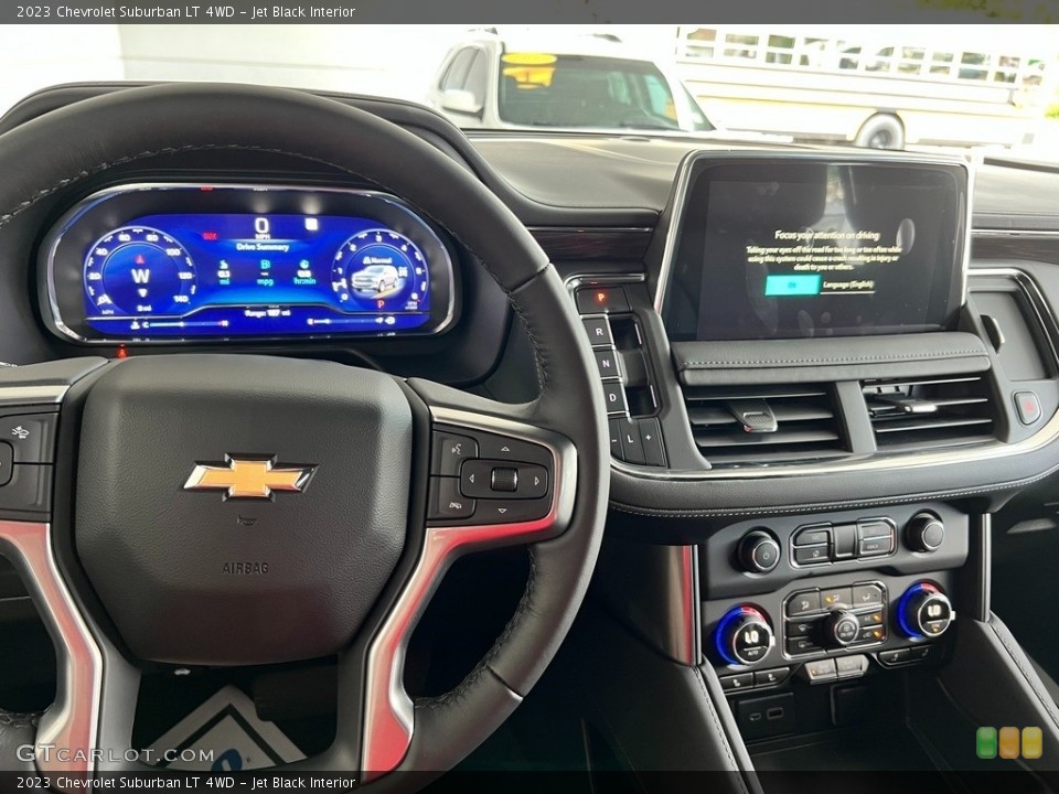Jet Black Interior Dashboard for the 2023 Chevrolet Suburban LT 4WD #144829463