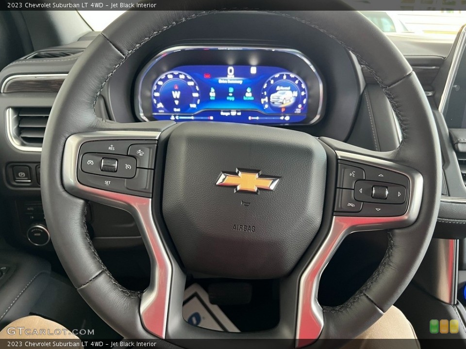 Jet Black Interior Steering Wheel for the 2023 Chevrolet Suburban LT 4WD #144829496