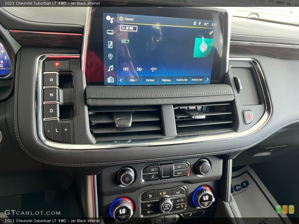 Jet Black Interior Controls for the 2023 Chevrolet Suburban LT 4WD #144829616