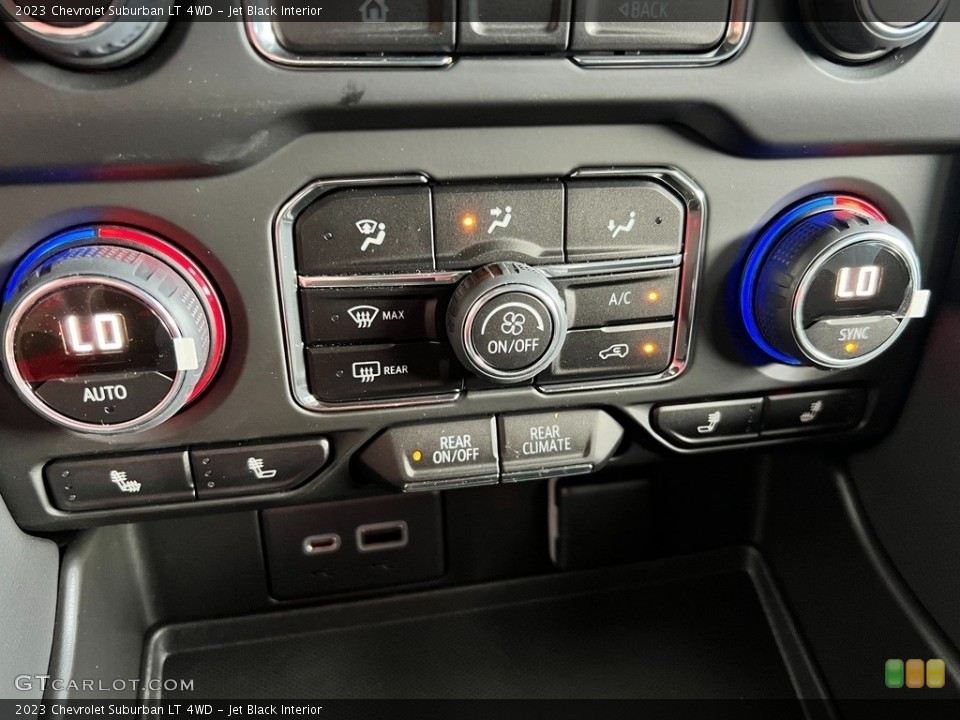 Jet Black Interior Controls for the 2023 Chevrolet Suburban LT 4WD #144829640
