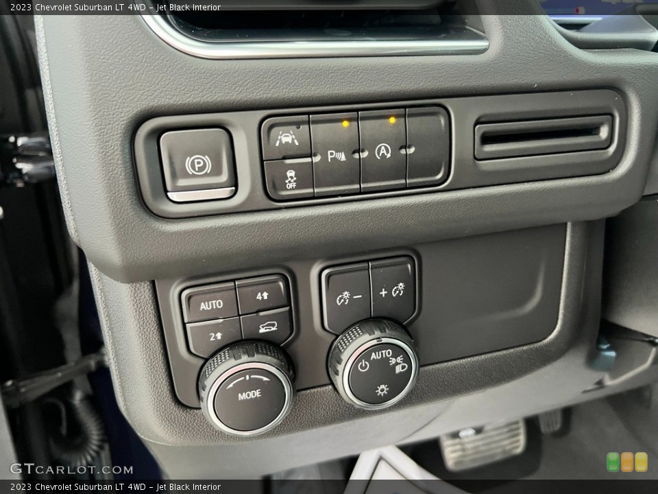 Jet Black Interior Controls for the 2023 Chevrolet Suburban LT 4WD #144829716