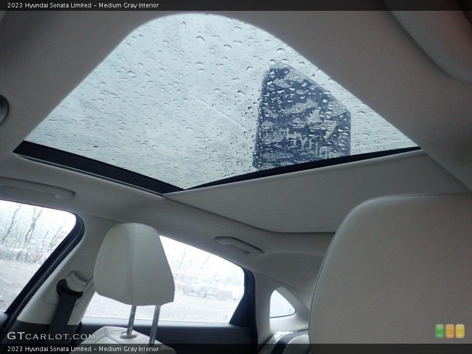 Medium Gray Interior Sunroof for the 2023 Hyundai Sonata Limited #144833930