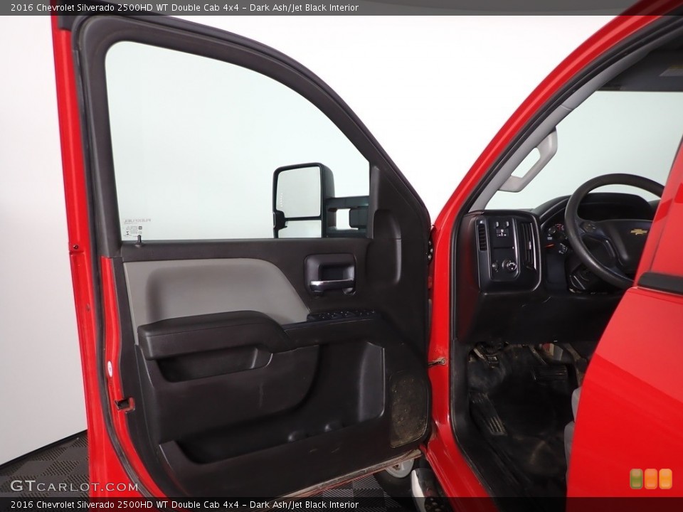 Dark Ash/Jet Black Interior Door Panel for the 2016 Chevrolet Silverado 2500HD WT Double Cab 4x4 #144835527