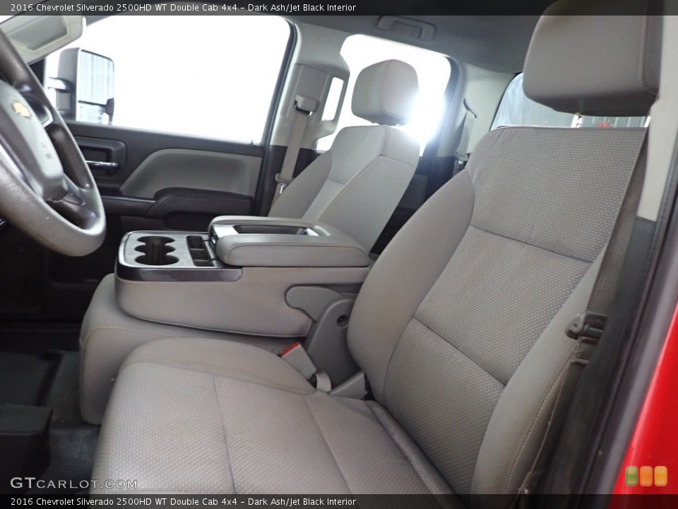 Dark Ash/Jet Black Interior Front Seat for the 2016 Chevrolet Silverado 2500HD WT Double Cab 4x4 #144835554