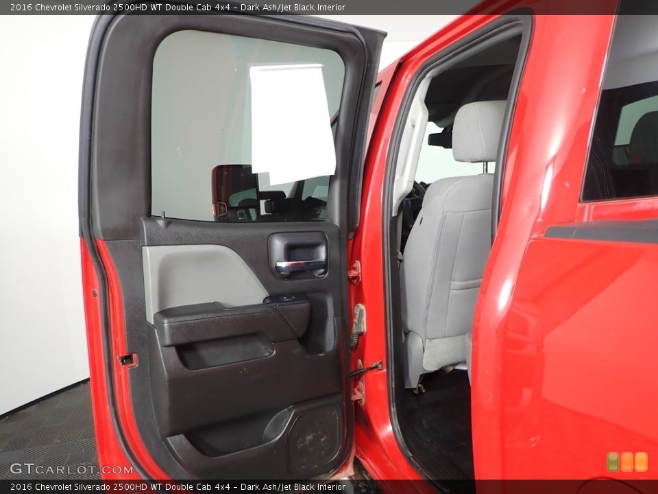 Dark Ash/Jet Black Interior Door Panel for the 2016 Chevrolet Silverado 2500HD WT Double Cab 4x4 #144835601