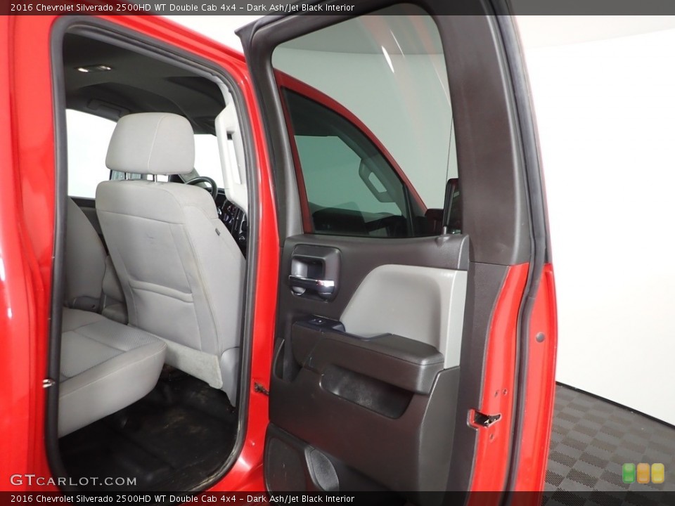 Dark Ash/Jet Black Interior Door Panel for the 2016 Chevrolet Silverado 2500HD WT Double Cab 4x4 #144835631
