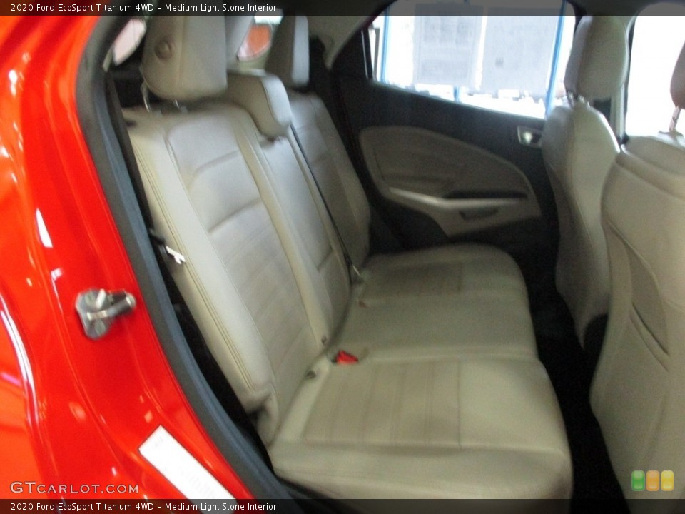 Medium Light Stone Interior Rear Seat for the 2020 Ford EcoSport Titanium 4WD #144835766