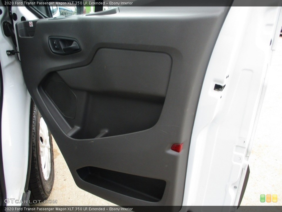 Ebony Interior Door Panel for the 2020 Ford Transit Passenger Wagon XLT 350 LR Extended #144836021