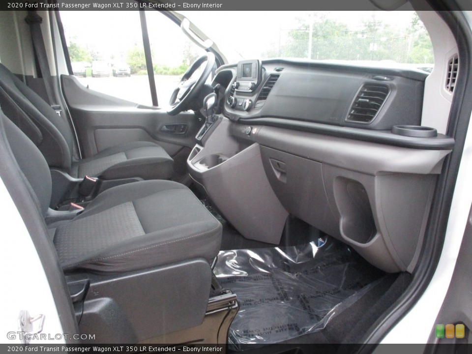Ebony Interior Photo for the 2020 Ford Transit Passenger Wagon XLT 350 LR Extended #144836027