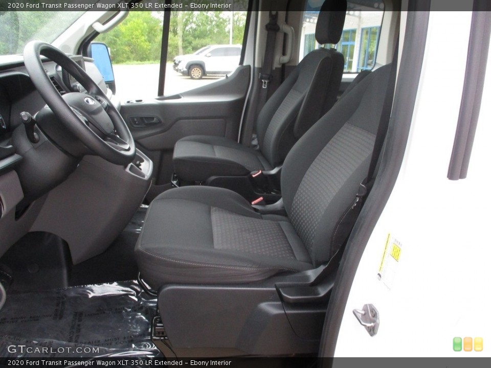 Ebony Interior Photo for the 2020 Ford Transit Passenger Wagon XLT 350 LR Extended #144836051