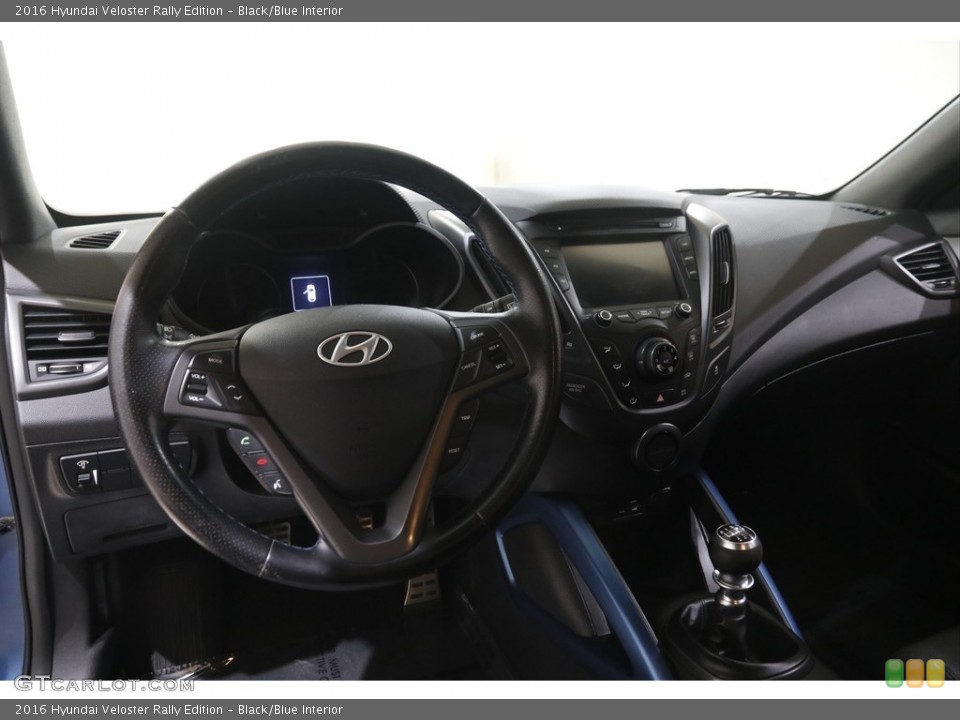 Black/Blue Interior Dashboard for the 2016 Hyundai Veloster Rally Edition #144836831