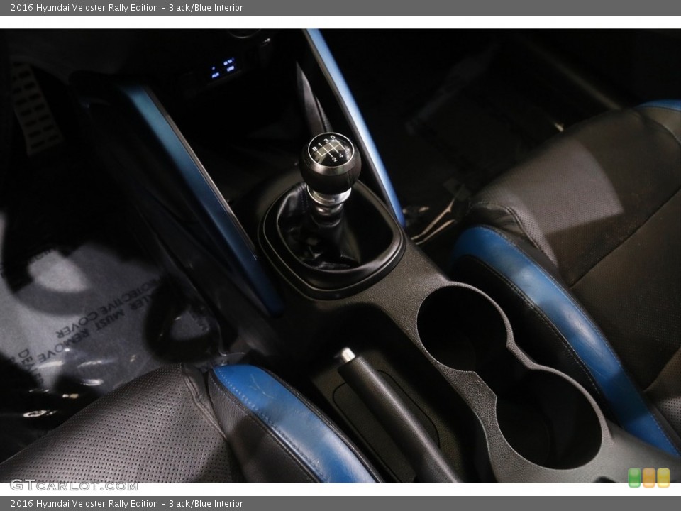 Black/Blue Interior Transmission for the 2016 Hyundai Veloster Rally Edition #144837021