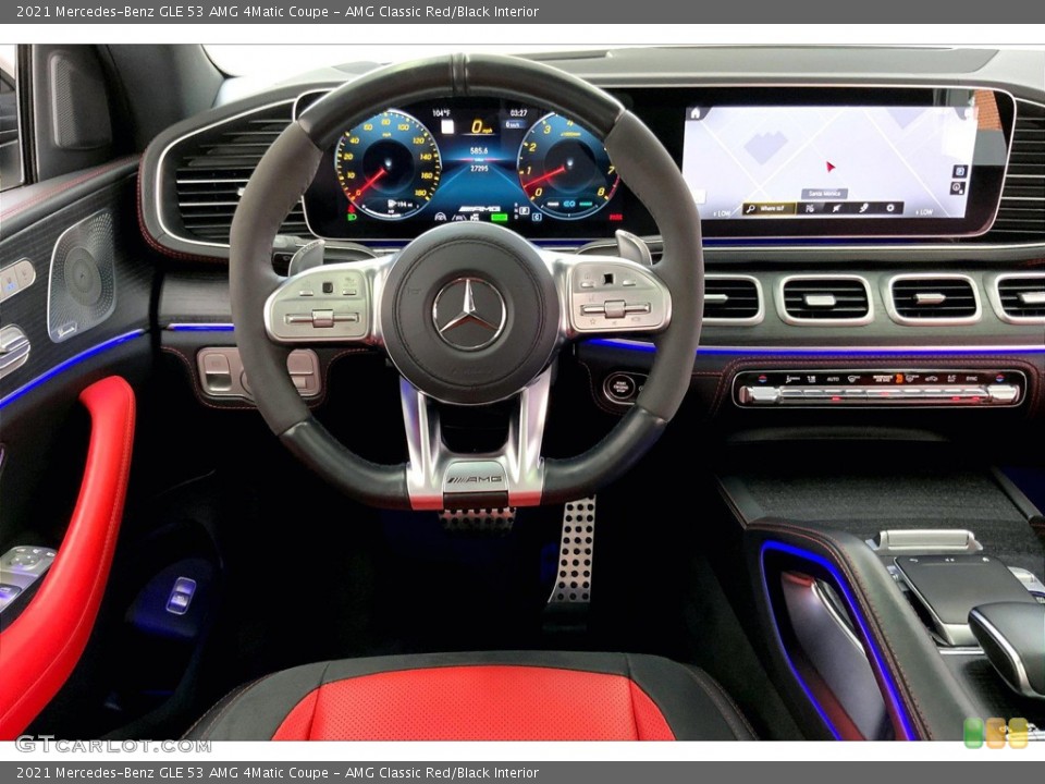 AMG Classic Red/Black Interior Dashboard for the 2021 Mercedes-Benz GLE 53 AMG 4Matic Coupe #144837488