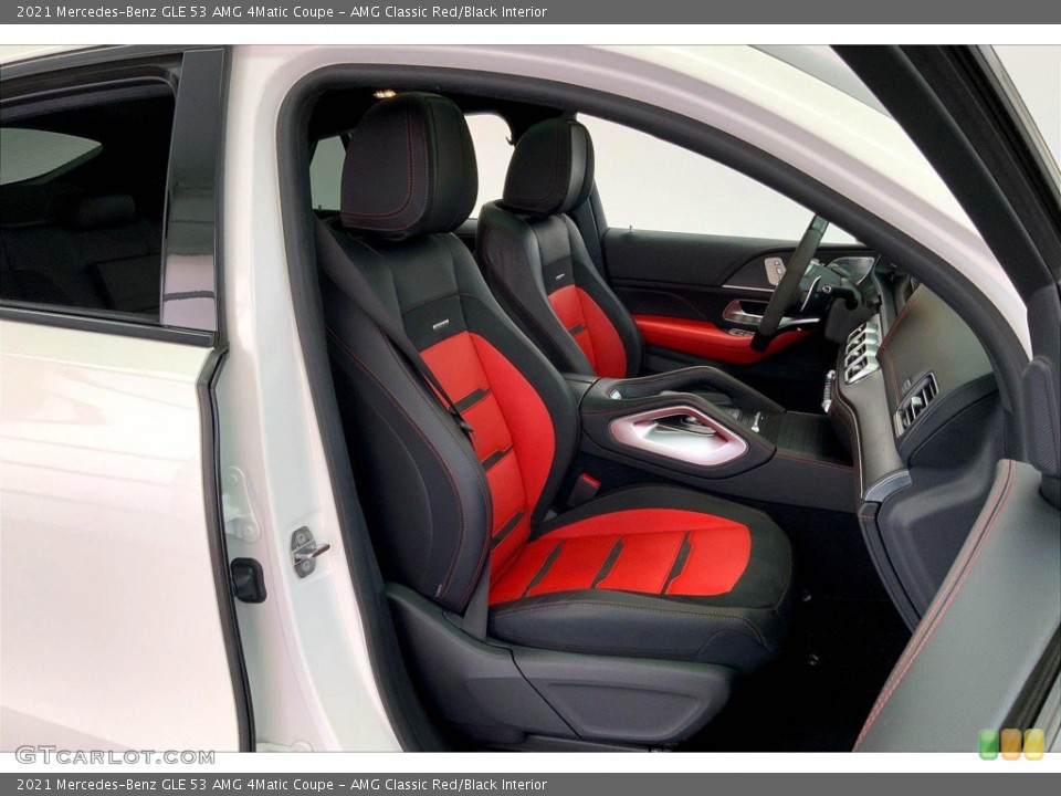 AMG Classic Red/Black Interior Photo for the 2021 Mercedes-Benz GLE 53 AMG 4Matic Coupe #144837548