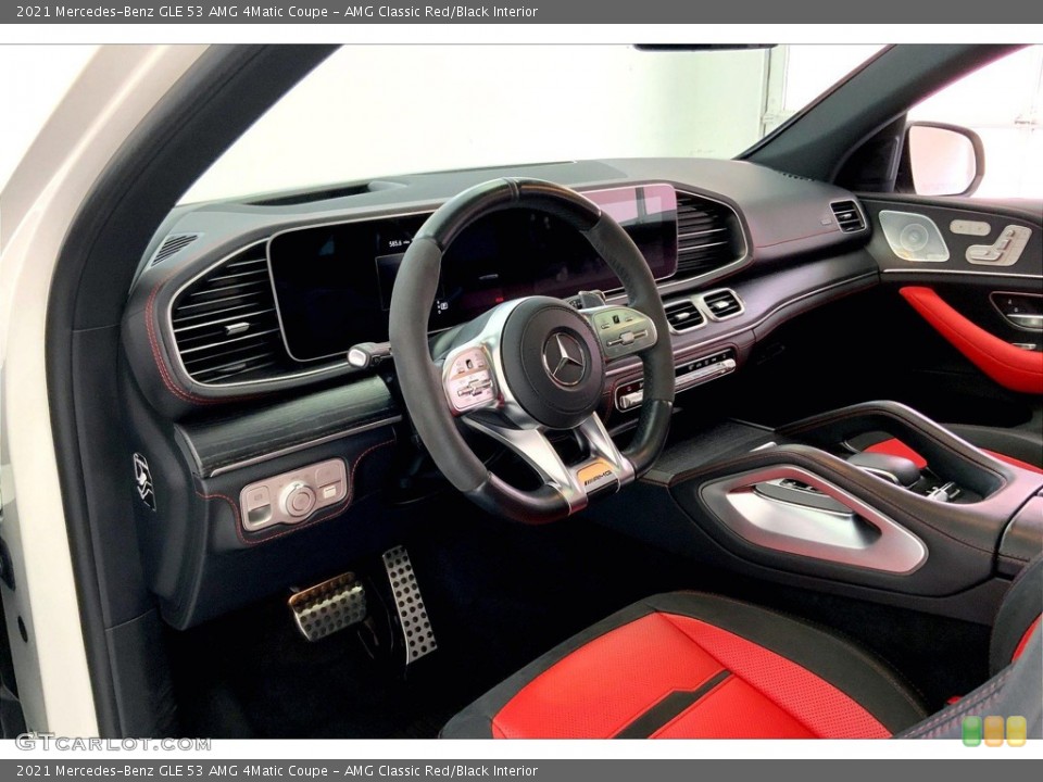 AMG Classic Red/Black Interior Front Seat for the 2021 Mercedes-Benz GLE 53 AMG 4Matic Coupe #144837776